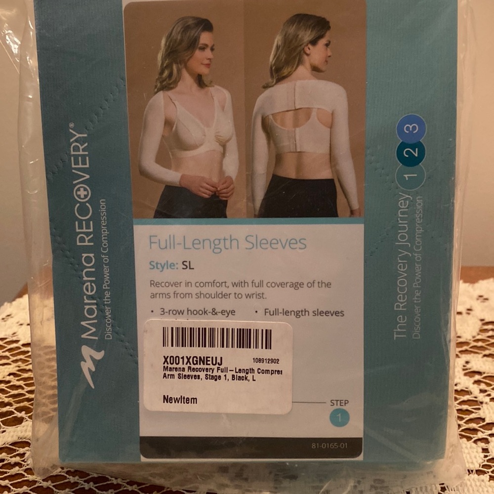Marena Recovery Full Length Sleeves Large Black
